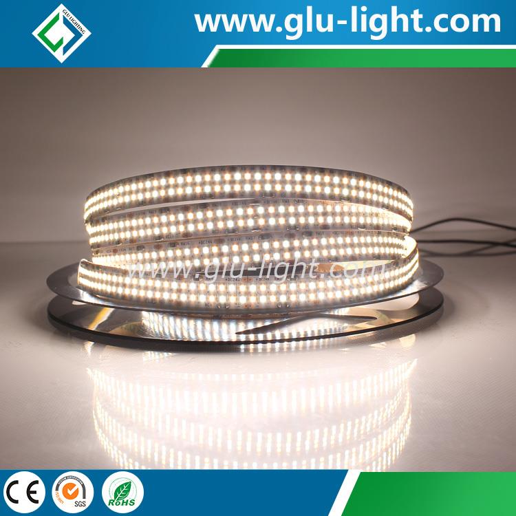 Customized high cri Ra95 2216 led strip 560 leds/m double row CCT bi color Customized high cri Ra95 2216 led strip 560 leds/m double row CCT bi color