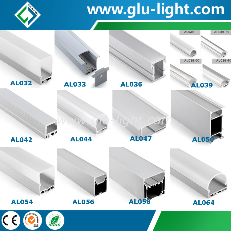 product-651-651 Edge lit Aluminum led profile for led strip, Up and down alu led channel