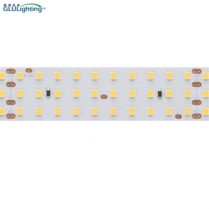 LED pásik s vysokým CRI 2835, 360 LED 48V, trojité rady so štandardom UL