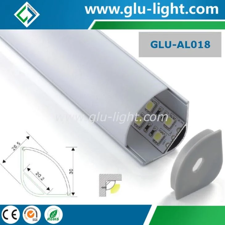  China supplier linear recessed corner led aluminium extrusion profile for led strip